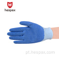 Hespax Wholesale Kids Anti-Slip Latex Luvas com revestimento de borracha